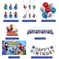 thumbnail image 2 of Set de artículos de fiesta, decoración de cumpleaños de Spidey para niños y niñas, 2 of 7