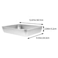 thumbnail image 4 of Rectangle Baking Pan Oven Tray Bread Baking Pan Multi-functional Storage Tray (L), 4 of 7