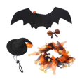 thumbnail image 1 of Halloween Pet Costume Set Outfits for Small Medium Dogs Cats Kitten Apparel, 1 of 5
