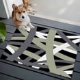 thumbnail image 3 of 2x3 Ft Entryway Area Rug, Sage Green Black Geometric Kitchen Rug Runner Washable Floor Mat, Modern Art Abstract Grey Line Non Slip Indoor Door Mat Throw Carpet for Bathroom Living Room Bedroom, 3 of 8