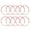 About 1.0mm, variant on 10 Pcs Fashion Red String Bracelet Simple Thin Rope Bracelet Adjustable Braid Rope Wristband Bangles for Women Girls