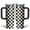 Checkered, variant on 30 oz Fall Tumbler with Handle