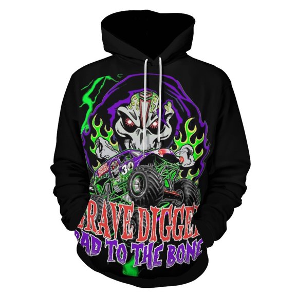 Monster Trucks-Ja-m Casual Hoodie Jacket Hooded Long Sleeves Sweatshirt Pullover Sweaters Women Men