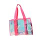thumbnail image 5 of Bolso de playa bolso grueso PVC Bolso de hombro para mujeres casuales grandes para un solo hombro para el festival de música Picnic piscina de piscina Rosa, 5 of 8