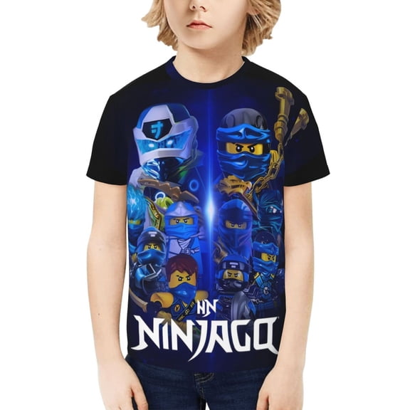 Ninjago Kids T-Shirt 3d Printed Graphic T-Shirts Boys And Girls Short Sleeve Shirts For Youth Kids X-Small