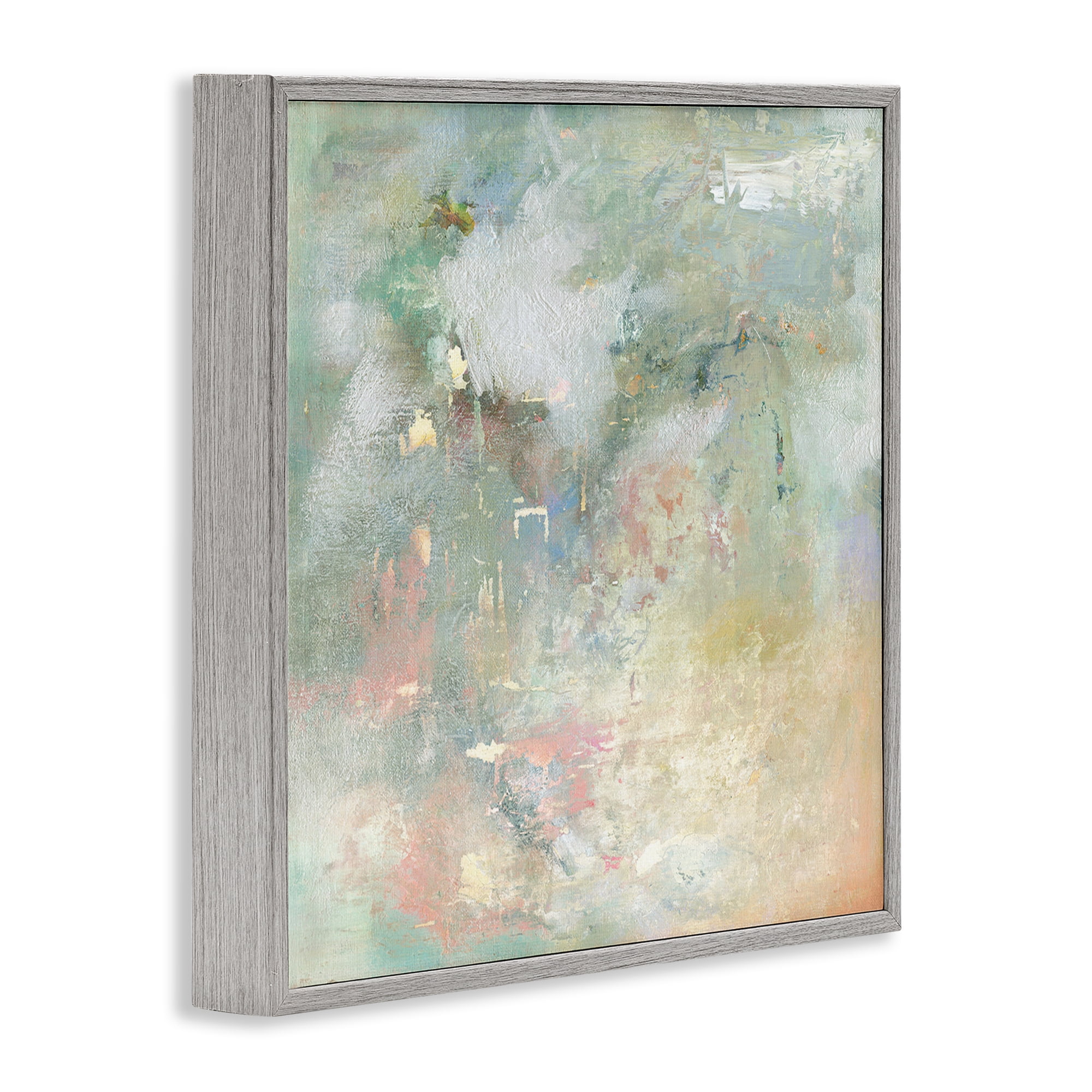 Stupell Industries Ethereal Brushstroke Harmony Gray Framed Giclee Art, design by Carol Robinson