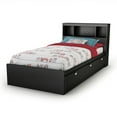 thumbnail image 2 of South Shore Spark, Contemporary Bed, Twin Black, 2 of 8