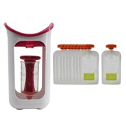 Baby Feeding Food Station with Organizor Storage Pouch Container Red