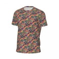 thumbnail image 5 of T Shirt For Men Multicolor Paisley Print Mens Ethnic Floral Vintage Sportswear Summer Popular Tee Sh, 5 of 7