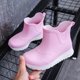 thumbnail image 4 of Zapatos lluvia fáciles poner Botas para ligeras y niñas (28-29) rosa, 4 of 9