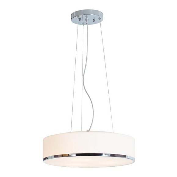 Access Lighting 20673LEDDLP-CH-OPL Plafonnier Suspendu à LED Chromé de 16 Pouces