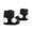 Black, variant on Gpaecead Toddler High Top Shoes for Girls Boys Fuzzy Kids Shoes Warm Home Indoor Shoes Cozy Winter Slipper Sneakers Fleece Rubber Sole Outdoor Walking Shoes 12 Black