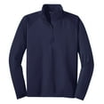 thumbnail image 5 of Sport-Tek Tall Sport Wick Stretch 1/2 Zip Pullover-3XLT (True Navy), 5 of 6