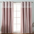 thumbnail image 7 of Best Home Fashion, Inc. Mix & Match Tulle Sheer Blackout Curtain Panel (Set of 2), 7 of 7