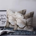 thumbnail image 2 of Pillow Covers 20x20 Set of 2, Modern Flower Throw Pillow Covers Decorative Couch Cushion Cover, Abstract Minimalist Botanical Floral Microfiber Soft Square Pillowcases for Bedroom Living Room Sofa, 2 of 7