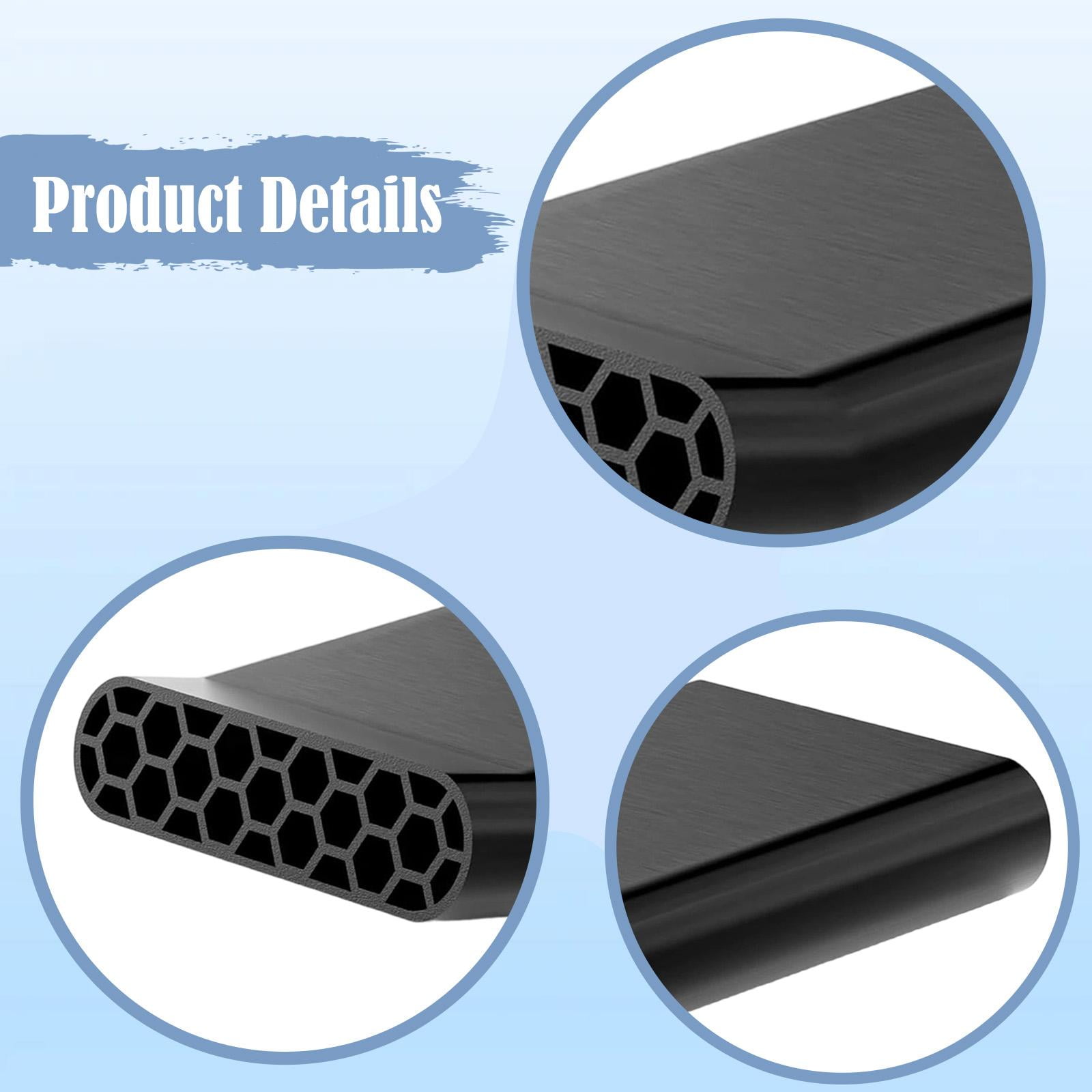 funtasica 2 Pieces Rear Floor Vent Extenders for Ford F150 2015-2024 Accessory