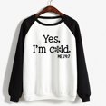 thumbnail image 4 of Ichuanyi Liquidación Fashion Fomen Women's Round Cuel Manga larga Swouse de sudadera impresa Tops ICHUANYI WER202308213854, 4 of 5