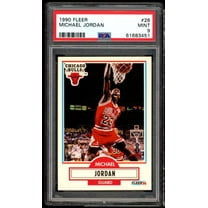 Michael Jordan Card 1990-91 Fleer #26 PSA 9