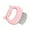 Pink, variant on Pet Massage Hair Removal Comb ABS Elastic Half-curved Handle Cat Brush to Clean