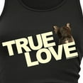 thumbnail image 2 of Frenchie True Love Womens' French Bulldog Tank Top (Small), 2 of 2