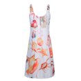thumbnail image 6 of 2026 ! Womens Clothes asdoklhq Womens Plus Size Dresses,Women's Boho Floral Printed Dress Summer Sleeveless Tshirt Beach Mini Dresses, 6 of 7