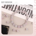 thumbnail image 4 of Craft Beads TINKRSTUFF, 200 unidades, diamantes de imitación rosados y blancos de 1 cm, 4 of 6