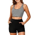 thumbnail image 5 of Yievot 3 Piece Swimsuits for Women High Waisted Tankini Sets Tummy Control Bathing Suits Ladies Modest Swimsuit Swimwear, 5 of 8