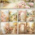 thumbnail image 4 of SunWMart A5 Single Sided Scrapbook Paper, 16 Sheets Special Craft Paper for Scrapbooking Junk Journal Planner Journaling Supplies Handmade Card DIY Materials Collage, 4 of 4