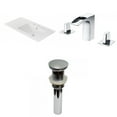 thumbnail image 1 of American Imaginations 35.5-in. W 3H8-in. Ceramic Top Set In White Color - Overflow Drain Incl. AI-29845, 1 of 9