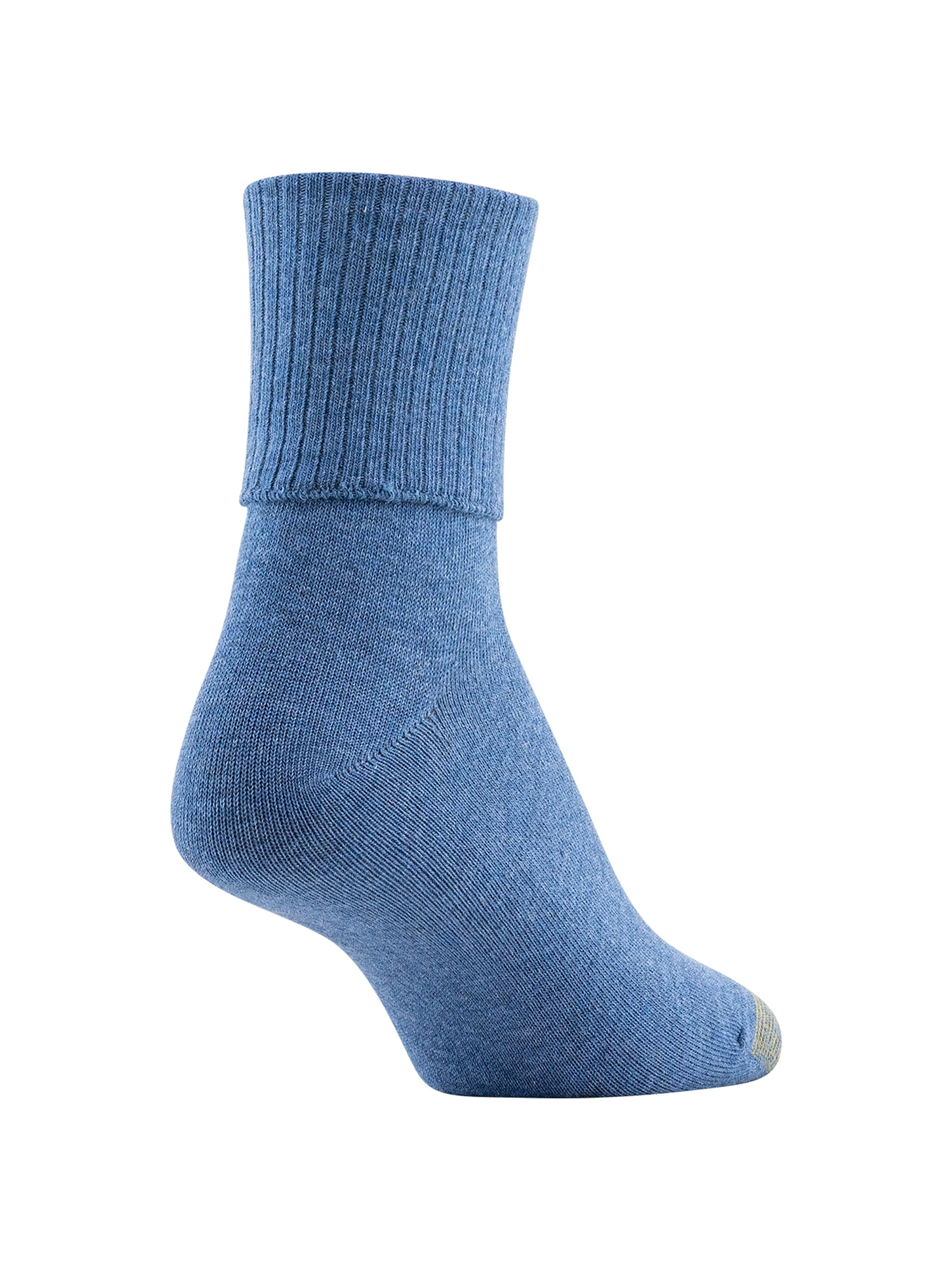 Goldtoe Edition Womens Classic Turn Cuff Socks, 6 Pairs