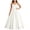 #0010-White, variant on Shihyeh Girls Strapless Satin Ball Gown With Bow Flower Girl Dress For Wedding Bridesmaid Pageant Birthday Party Floor Length A-Line Dress For Kids Teens