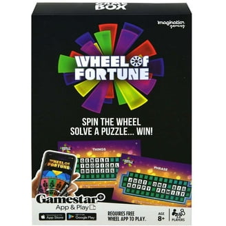 Pressman Wheel of Fortune Game: Quick Play Edition for Ages 8+, 2