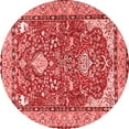 thumbnail image 1 of Ahgly Company Indoor Round Animal Red Traditional Area Rugs, 7' Round, 1 of 4