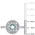thumbnail image 2 of Everly Women's Aquamarine 10k White Gold Ring, 2 of 8