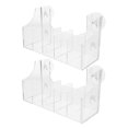 thumbnail image 1 of IDEANATEGRATE 2Ud Rack Organizador Para Puerta De Refrigerador Con Ventosas Y Acrílico Transparente, 1 of 8