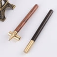 thumbnail image 5 of 3pcs Vintage Wood Body Ballpoint Pen Brass Ball Roller Pen Metal Cap Ball Pen Stationery Office Business Gifts Supplies, 5 of 7