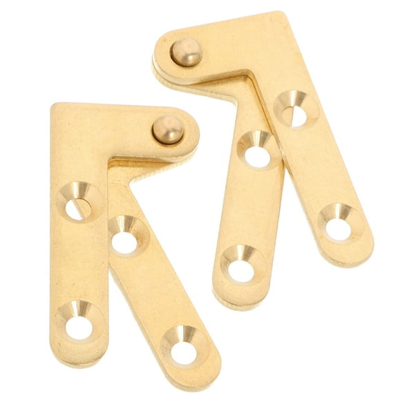 Masteelf 4pcs Heavy Duty Hidden Pivot Door Hinges Up and Down Door Hardware for Secret Doors Up Down Shaft Hinges Window Fittings for Secure Installation