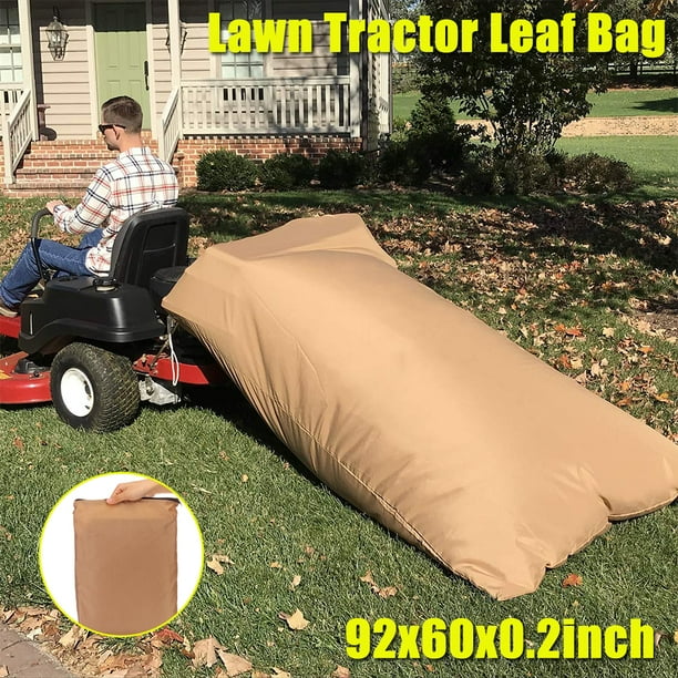 Universal Lawn Tractor Leaf Bag, Oxford Cloth Mower Waste Bag Garden