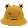 thumbnail image 3 of Sombrero de rana, sombrero de cubo para el sol para mujer, sombrero de cubo de rana, sombrero de cubo transpirable plegable para exteriores de verano para mujer Xemadio LKX-0698-6, 3 of 7