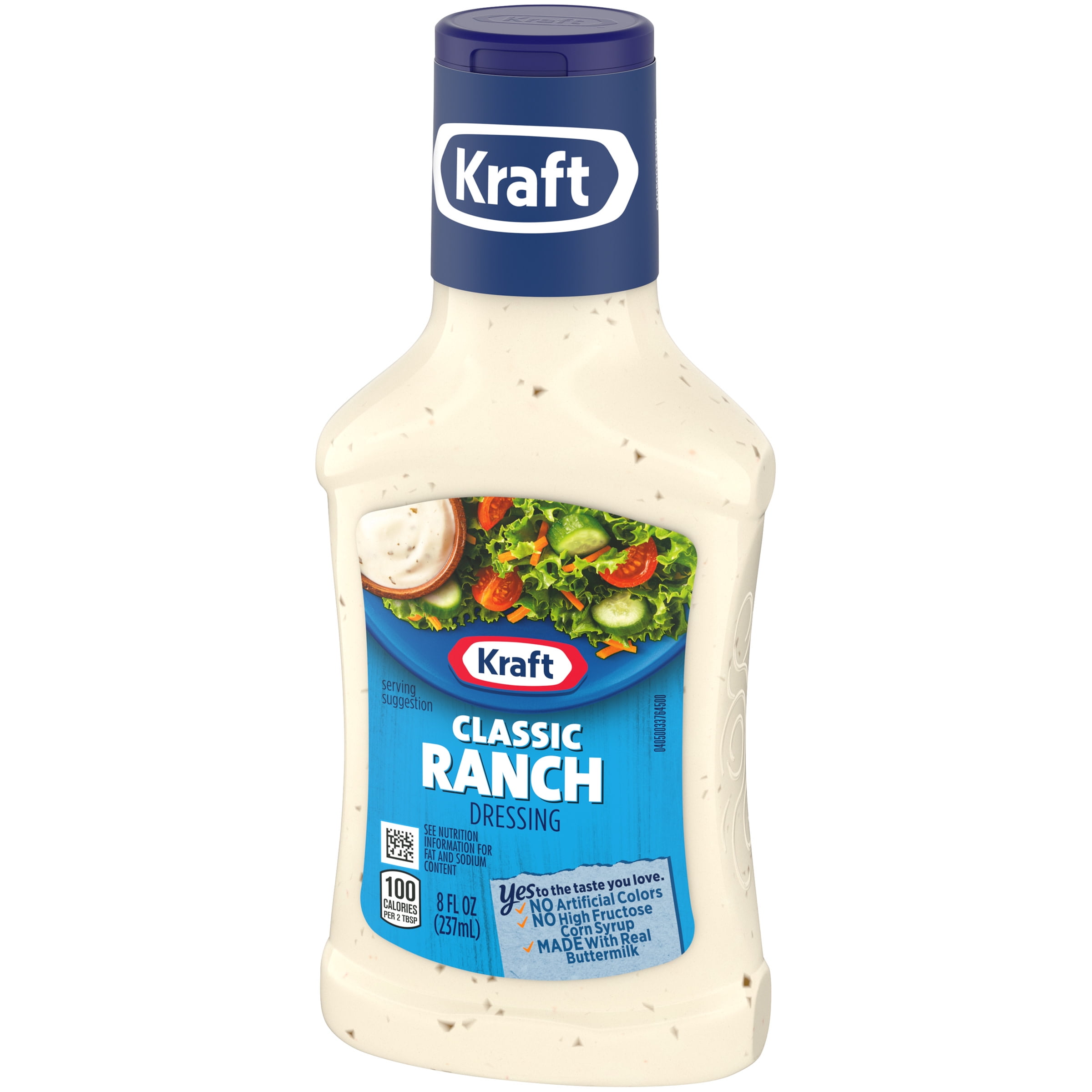 Kraft Classic Ranch Salad Dressing 8 Fl Oz Bottle Walmart Com Walmart Com