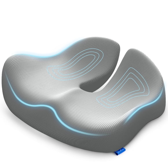 Cojín de asiento ZIKEE Pioneering Pressure Relief, espuma viscoelástica, 46 x 41 x 6 cm