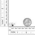 thumbnail image 3 of Gem Stone King 10K White Gold Forever United Two Stone White Simulated Opal and Red Rhodolite Garnet and Diamond Engagement Ring for Women (0.79 Cttw, Round) (Size 5), 3 of 4