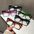 thumbnail image 5 of Women's Y2K Retro Cat Eye Eyeglasses - Acetic Acid Full Rim Frame | Durable & Lightweight | Vintage-Inspired Design for Casual & Party Wear, 5 of 10