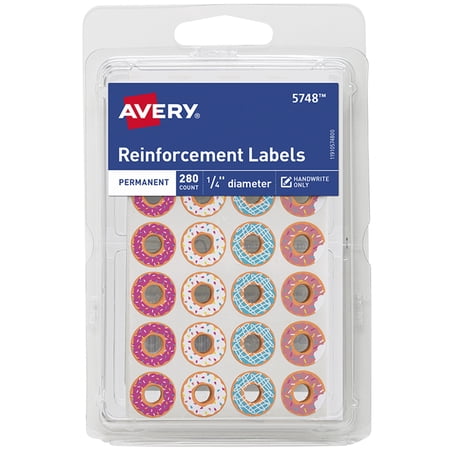 Avery Kids Durable Label, 1.75 x 75", Assorted, Pack of 120 (41553)