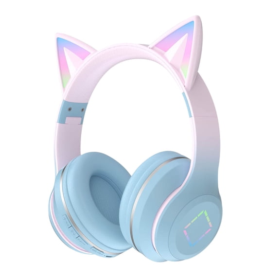 Over Ear Headphones Wireless 80H Playtime, Bluetooth Headphones Over Ear with 3 EQ Modes, Built-in ENC Mic,Deep Bass, HiFi Stereo Foldable 5.4 Bluetooth Headset for Phone PC Travel Gym Workout Office