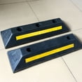 thumbnail image 3 of BESTYASH 1Pc Heavy Duty PVC Car Tire Stop Control Wheel Chock with Ground Grip for Garage Use, 3 of 8