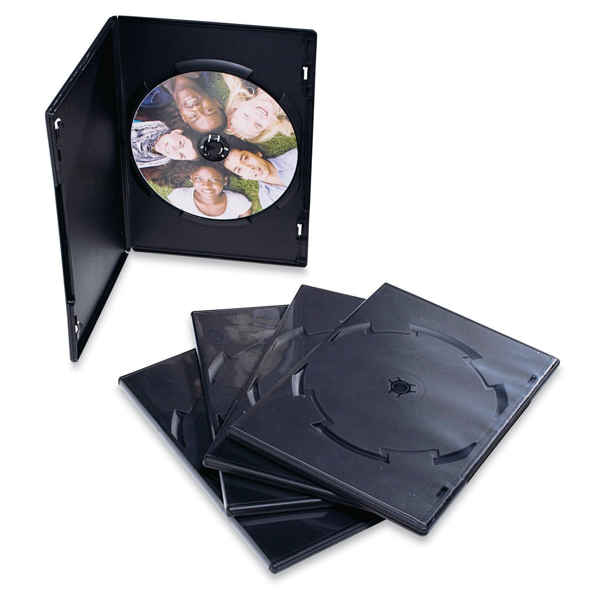 Verbatim CD/DVD Video Trimcases, Black, Case Of 100 - image 2 of 2