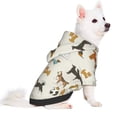 thumbnail image 2 of Honeii Dogs Funny Pets Print Small Dog Hoodies Pet Hooded Sweatshirts Fall Winter Puppy Cat Sweaters Warm Clothes for Small Dogs Outfits Costume-X-Small, 2 of 7