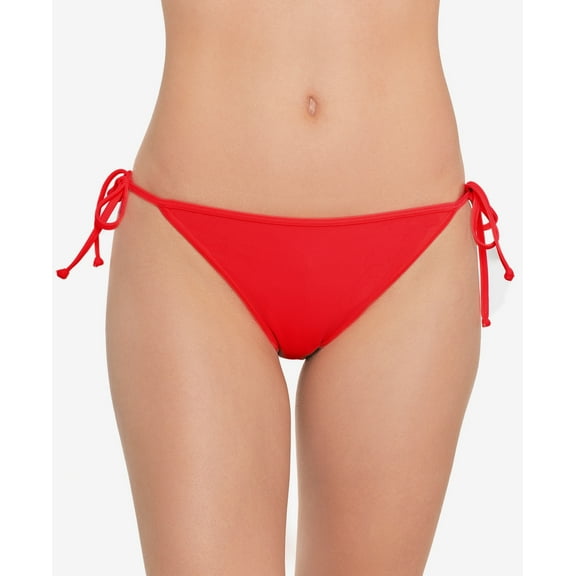 Salt Cove Juniors Side-Tie Bikini Botto Candy Apple L