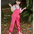 thumbnail image 2 of Unisex Children's Rain Dungarees, Windproof and Waterproof Rain Dungarees Mud One-Piece Jumpsuit Clothing Mud Pants, 2 of 6